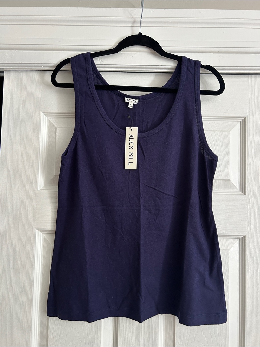 NWT- Sz L Alex Mill Garçon Tank in Navy Night